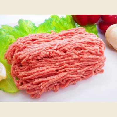 画像1: 北海道産 合挽肉(細挽) 500g
