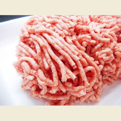 画像1: 北海道産 豚挽肉(細挽) 500g