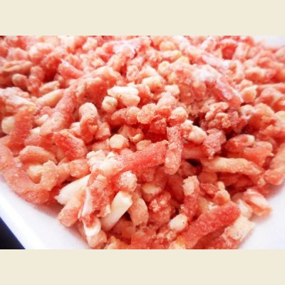 画像1: 北海道産 豚挽肉(粗挽) 500g