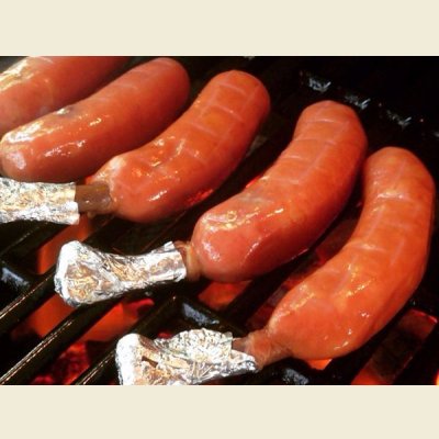 画像4: 【季節限定/焼肉】骨付きウインナー 250g(1本約50g×5本入り)