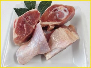 画像: 2025【季節限定/鍋】水炊き用骨付き鶏モモ(約300g〜400g)