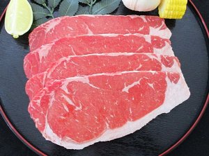 画像: アメリカ産 牛サーロイン ステーキ 600g(1枚150g×4枚)