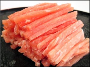 画像: 北海道産 豚モモ 細切り 300g