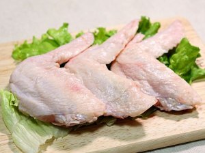 画像: 北海道産 ホワイトチキン 鶏手羽先 500g