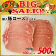 画像1: 【新春BIG SALE】輸入豚ロース スライス(400g) (1)