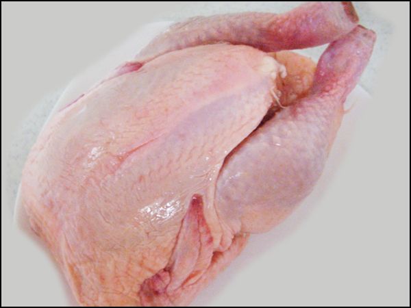 画像1: ブラジル産 丸鶏 1羽(約1kg) (1)