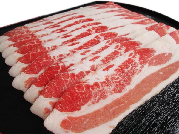 画像1: アメリカ産 牛バラ スライス 1kg (1)