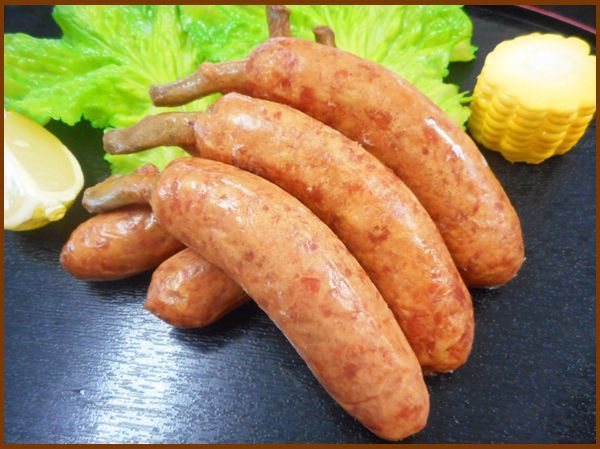 画像1: 【季節限定/焼肉】骨付きウインナー 250g(1本約50g×5本入り) (1)