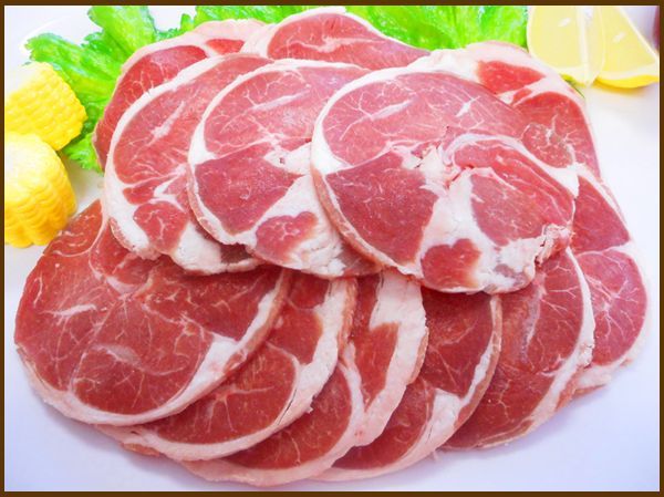 画像1: 【季節限定/焼肉】オーストラリア産 ラムロール スライス 100g (1)