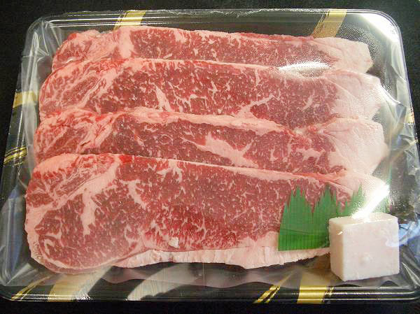画像1: 北海道産 経産和牛 サーロイン ステーキ 720g(1枚180g×4枚) (1)
