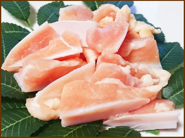 画像1: 北海道産 ホワイトチキン 鶏ヤゲン軟骨 1kg (1)
