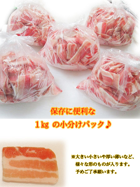 画像2: 輸入 豚バラ 切りおとし 5kg (2)